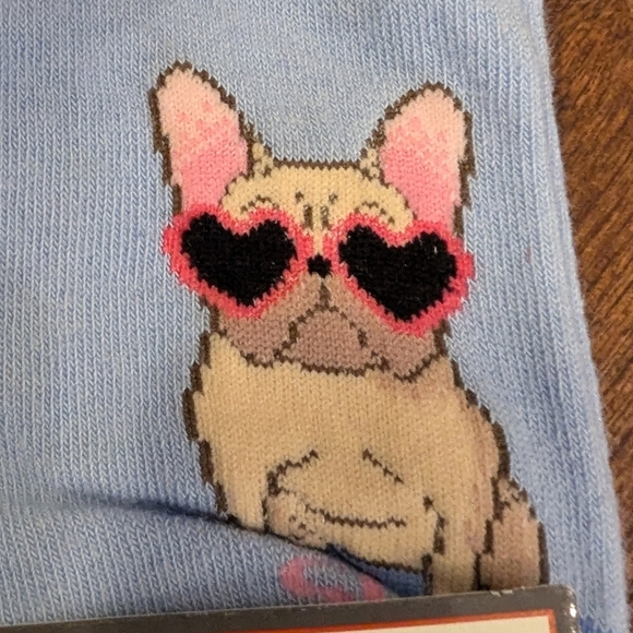 Socks Women's "Frenchie Dog Fashion" Socks women's Size 5-10.5 - Picture 6 of 10